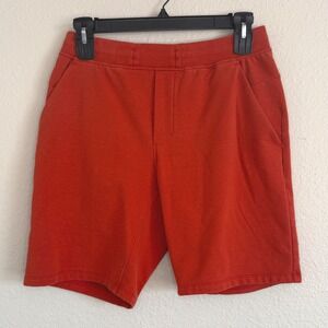 Lululemon Mens Red Smooth Spacer Short 9" Unlined Gym‎ Athleisure Training Lift